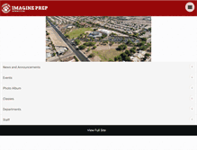 Tablet Screenshot of imagineprep.com